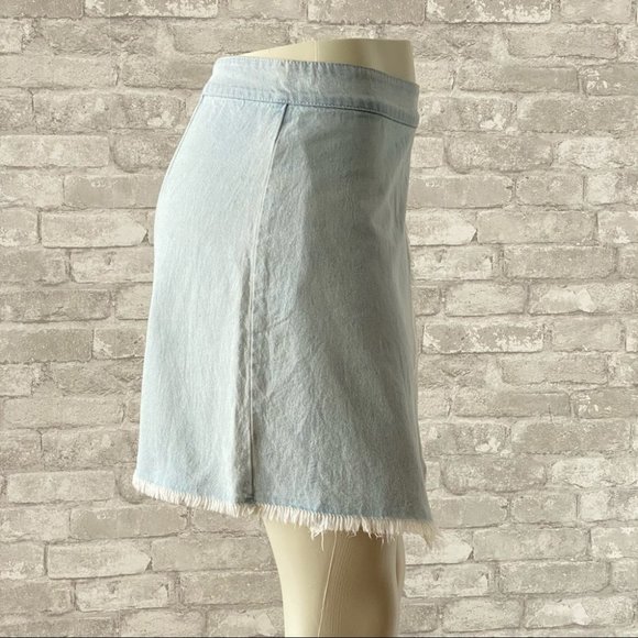 Minkpink Fringe Jean Mini Skirt 🎉HOST PICK🎉 - Picture 6 of 16